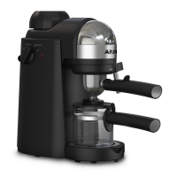 Cafeteira Espresso Arno Mini Espresso Compacta Inox 800W com bico vaporizador para leite CMME 220v