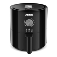 Fritadeira sem leo Arno Airfry Ultra com 4,5l de capacidade Preta UFYP 220v